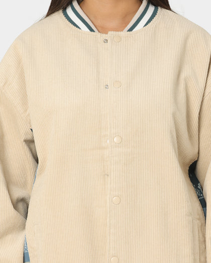XXIII Hellekin Cord Bomber Jacket Cream