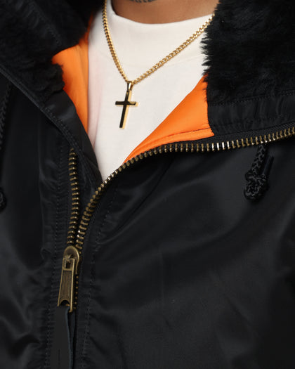 Supreme Hooded MA-1 Jacket Black