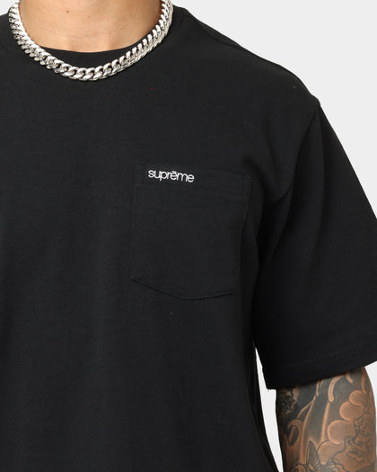 Supreme Pocket T-Shirt Black Culture Kings