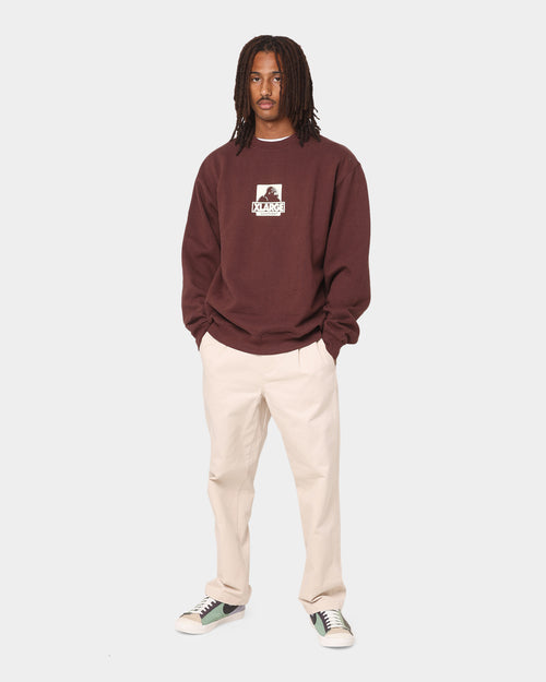 XLARGE 91 Crewneck Chocolate/Cream