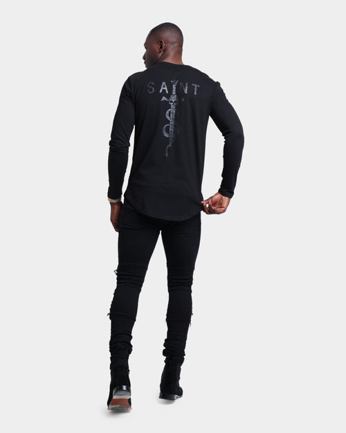 Saint Morta Daggers El Duplo Long Sleeve T-Shirt Black