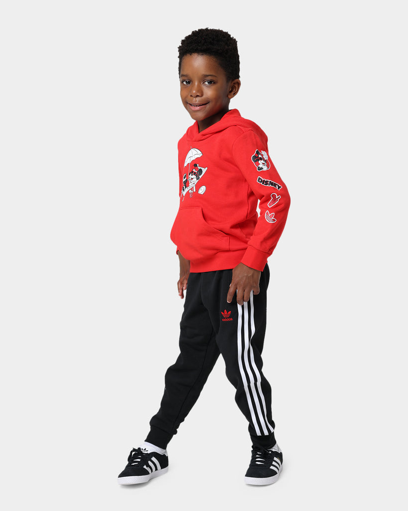 Adidas Kids' Mickey & Friends Hoodie Set Vivid Red | Culture Kings