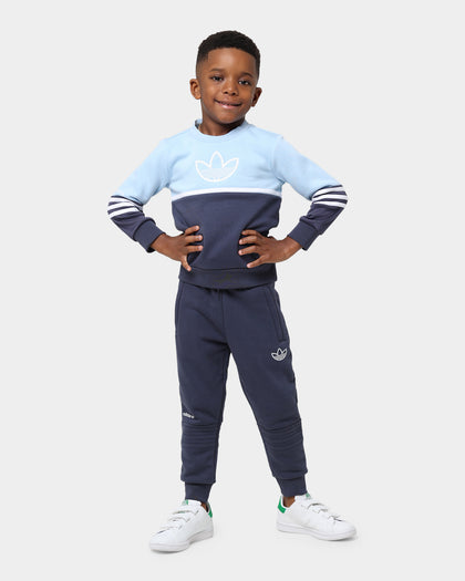 Adidas Kids' Sport Crew Set Clear Sky
