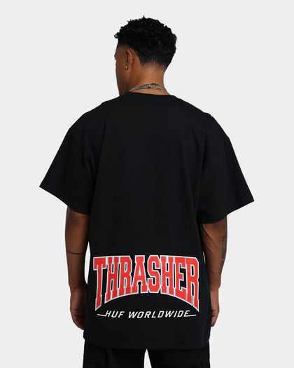HUF X Thrasher High Point T-Shirt Black