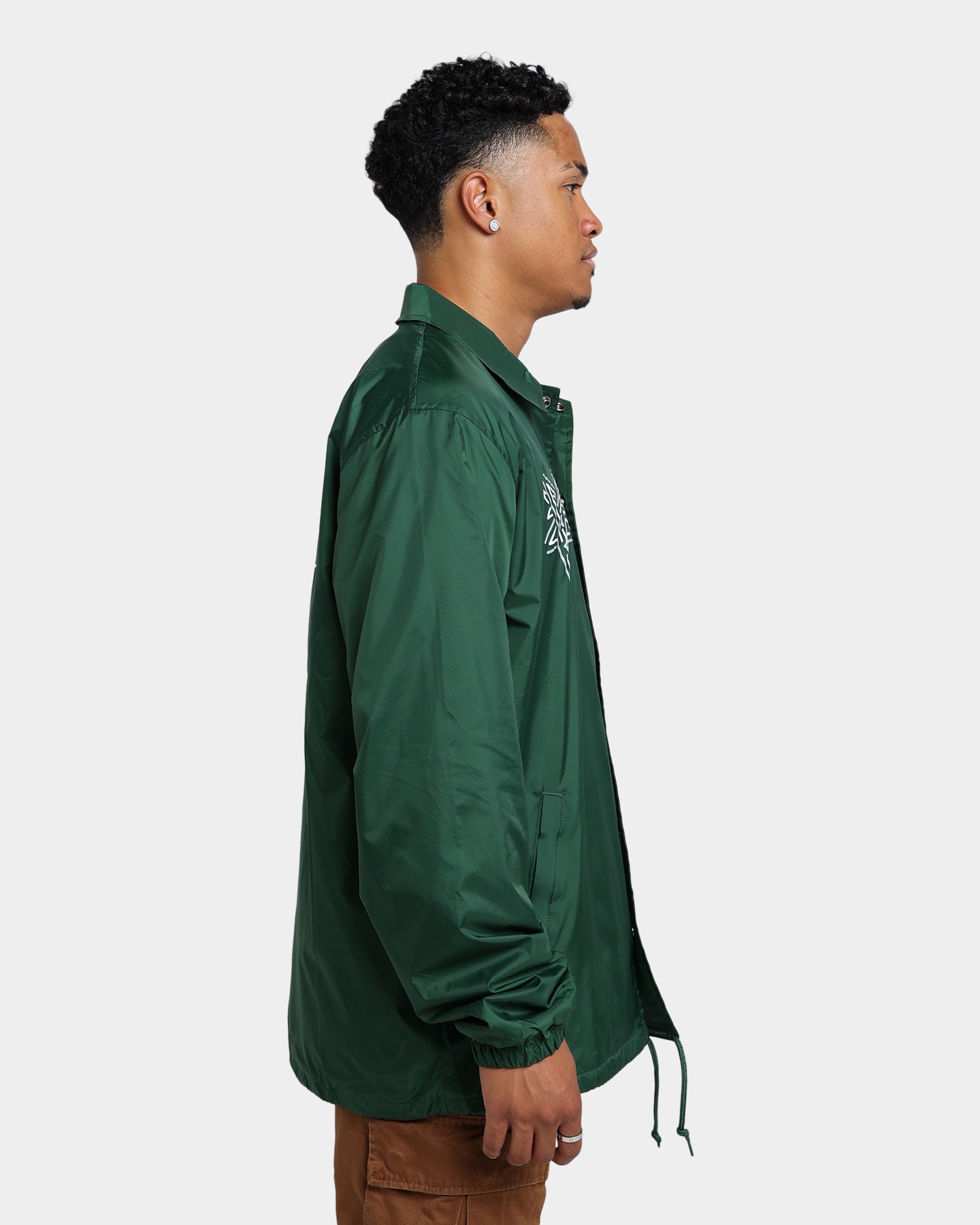 HUF X Thrasher Split Coaches Jacket Forest Green | Culture Kings