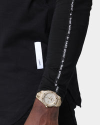 Saint Morta Rev Tape El Duplo Long Sleeve T-Shirt Black/White