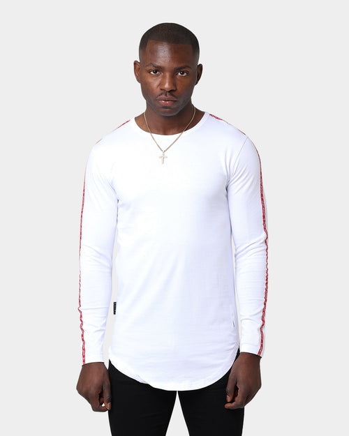 Saint Morta Rev Tape El Duplo Long Sleeve T-Shirt White/Red
