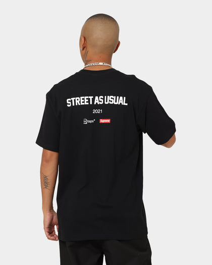 Supreme X WTAPS Sic Em T-Shirt Black