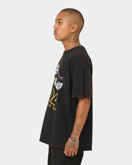 Goat Crew City Of Angels Vintage T-Shirt Black Wash