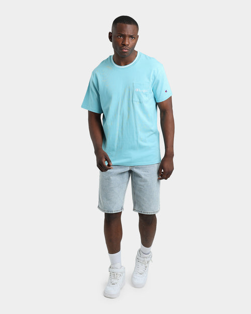 Champion HT Tip Chest Pocket T-Shirt Amazing Aqua