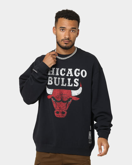 Mitchell & Ness Chicago Bulls Vintage HWC Big LC Crewneck Faded Black