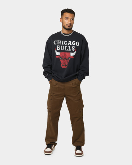 Mitchell & Ness Chicago Bulls Vintage HWC Big LC Crewneck Faded Black