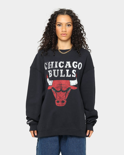 Mitchell & Ness Chicago Bulls Vintage HWC Big LC Crewneck Faded Black