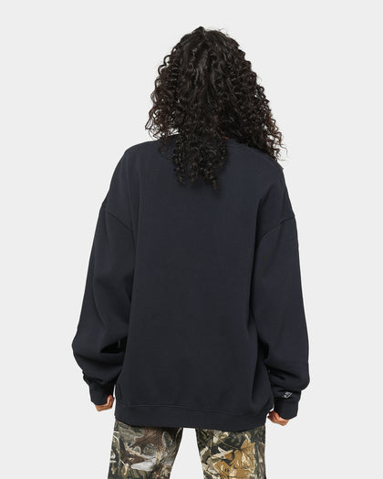 Mitchell & Ness Los Angeles Lakers Vintage HWC Big LG Crewneck Faded Black