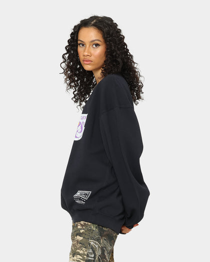 Mitchell & Ness Los Angeles Lakers Vintage HWC Big LG Crewneck Faded Black