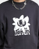 Loiter Utopia Fleur Crewneck Charcoal