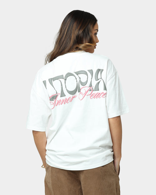 Loiter Utopia Fleur T-Shirt Off White