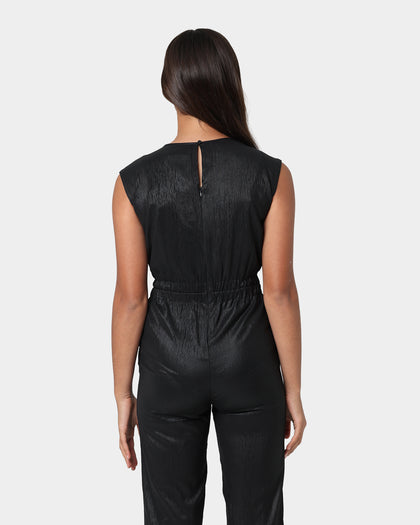 Calvin Klein Kids' Festive Logo Tape Jumpsuit Ck Black