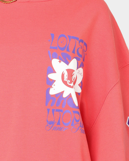Loiter Fleur Hoodie Pink