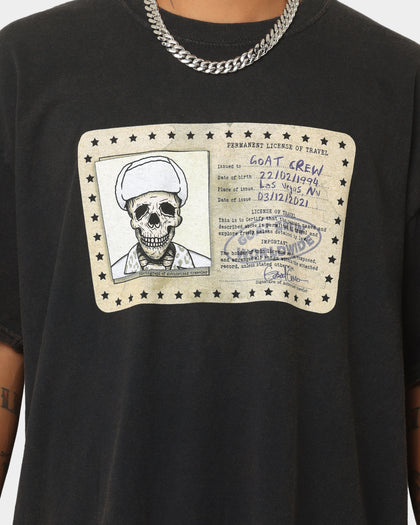 Goat Crew License Vintage T-Shirt Black