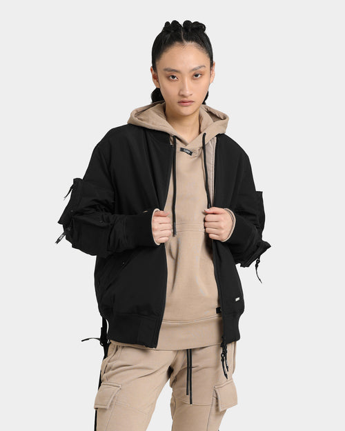 The Anti Order Glasnost Bomber Jacket Black/Bone