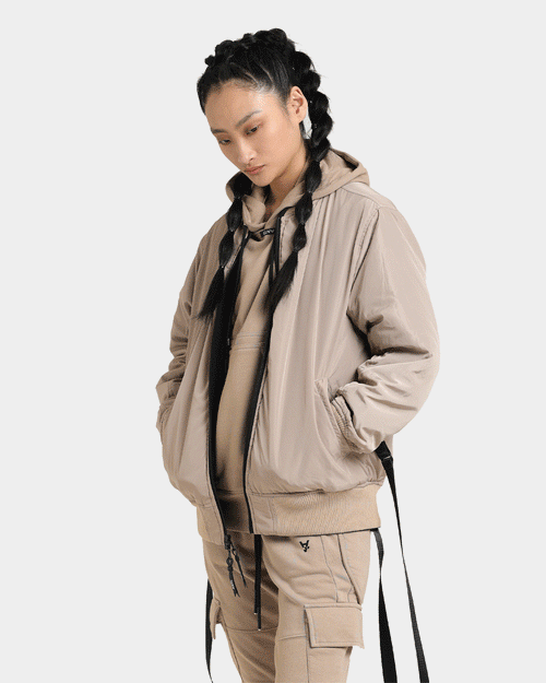 The Anti Order Glasnost Bomber Jacket Black/Bone