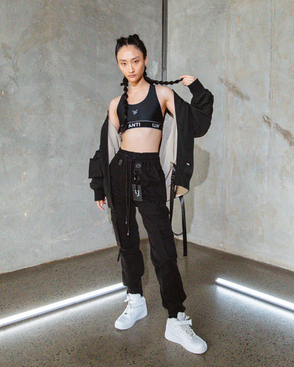 The Anti Order Glasnost Bomber Jacket Black/Bone