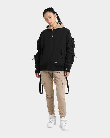 The Anti Order Glasnost Bomber Jacket Black/Bone