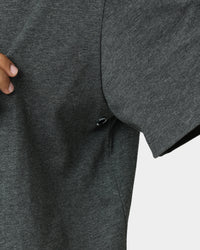 PYRA Jacquard Logo T-Shirt Grey Marle