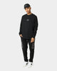 Pyra Stacked Logo Long Sleeve T-Shirt Black/White