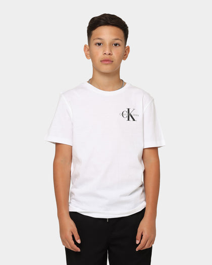 Calvin Klein Kids' Chest Monogram T-Shirt Bright White