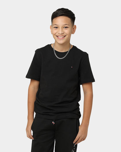 Tommy Hilfiger Kids' Basic Crewneck T-Shirt Meteorite