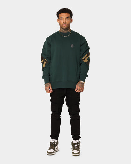 Saint Morta Syndicate Crewneck Stadium Green/Camo
