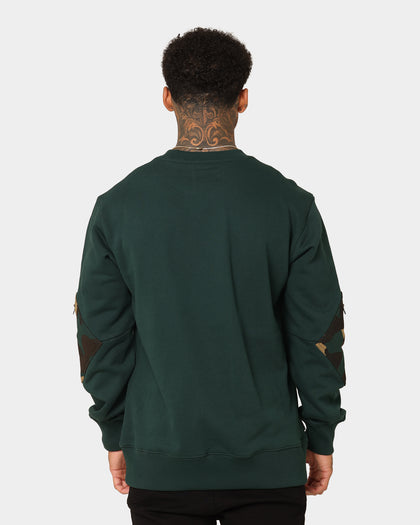 Saint Morta Syndicate Crewneck Stadium Green/Camo