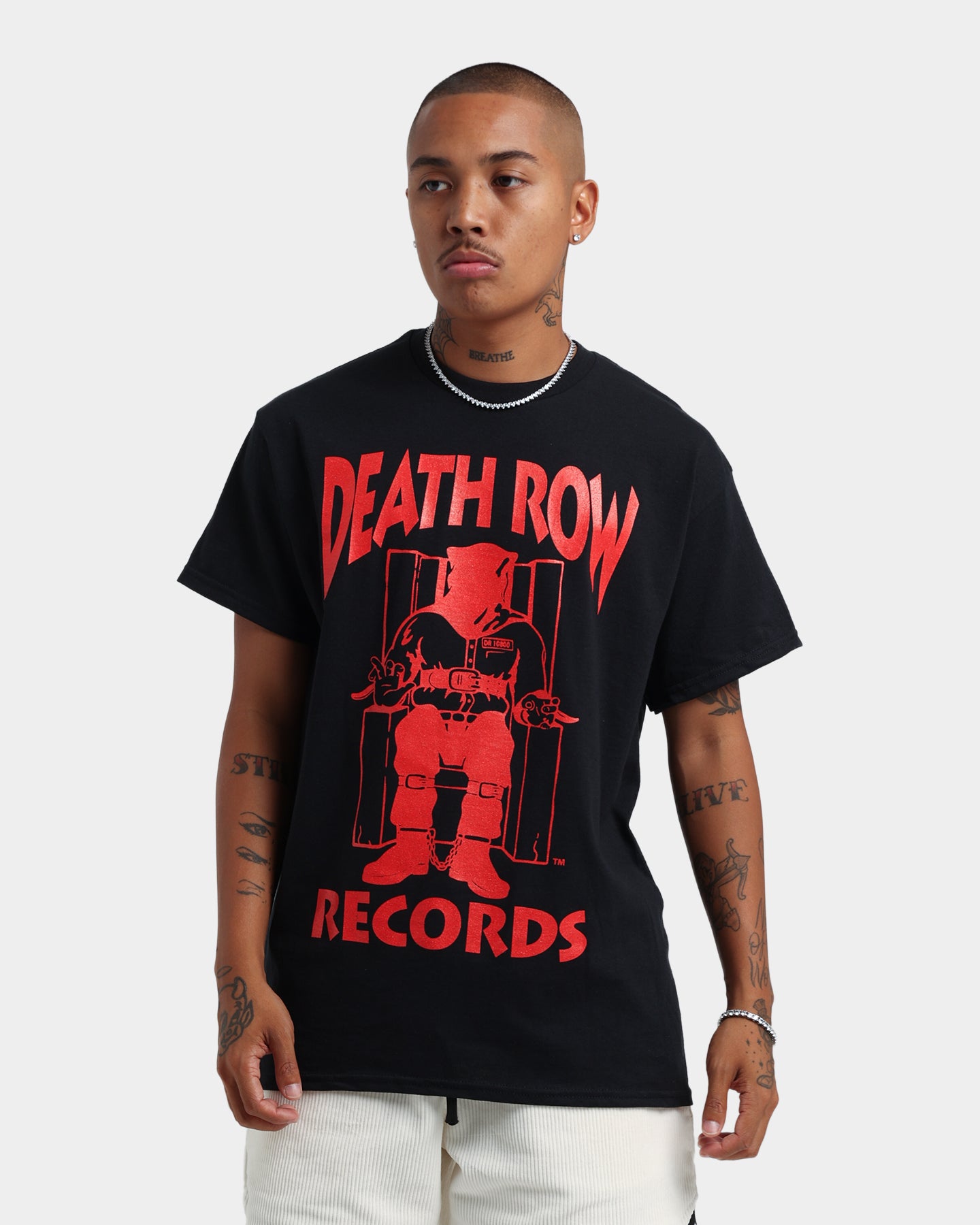 Death Row Records The Chair T-Shirt Black/Red | Culture Kings