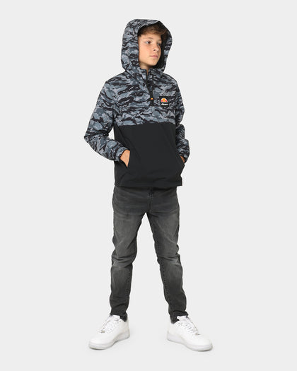 Ellesse Kids' Giameniti Windbreaker Camo/Black