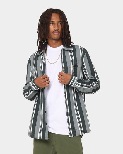 XLARGE Life Long Sleeve Shirt Green/White