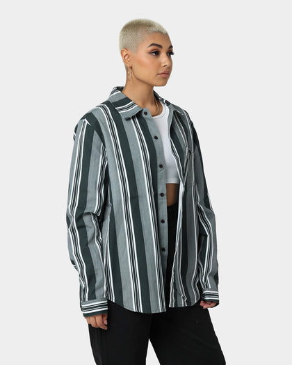 XLARGE Life Long Sleeve Shirt Green/White