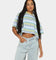 OBEY  Women's Dizzy Cropped T-Shirt	Aloe Multi