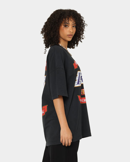 Mitchell & Ness Los Angeles Lakers 3-Peat T-Shirt Black