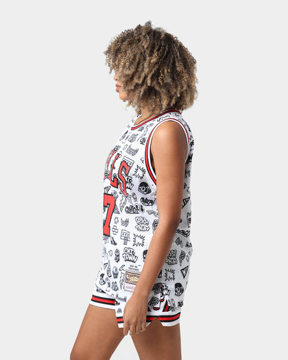 Mitchell & Ness Chicago Bulls Toni Kukoč #7 1997-1998 Doodle Swingman Jersey White