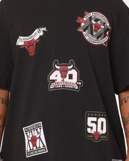 Mitchell & Ness Chicago Bulls Flight T-Shirt Black