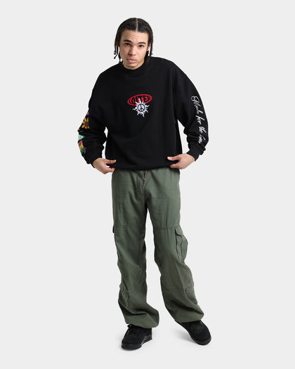 Loiter Day Dream Crewneck Black