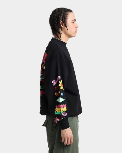 Loiter Day Dream Crewneck Black