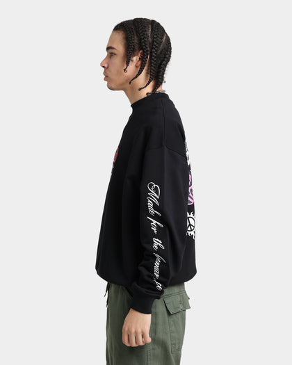 Loiter Day Dream Crewneck Black