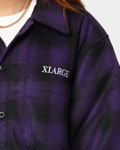 X-Large Rip Jacket Black/Purple