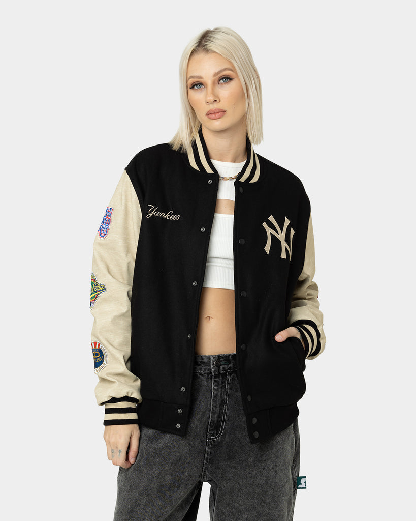New Era New York Yankees MLB World Series Varsity Jacket Black