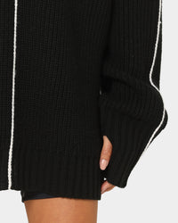 The Anti Order Affiliated High Neck Sweater Black/White