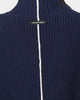The Anti Order Affiliated High Neck Sweater Dark Navy/White