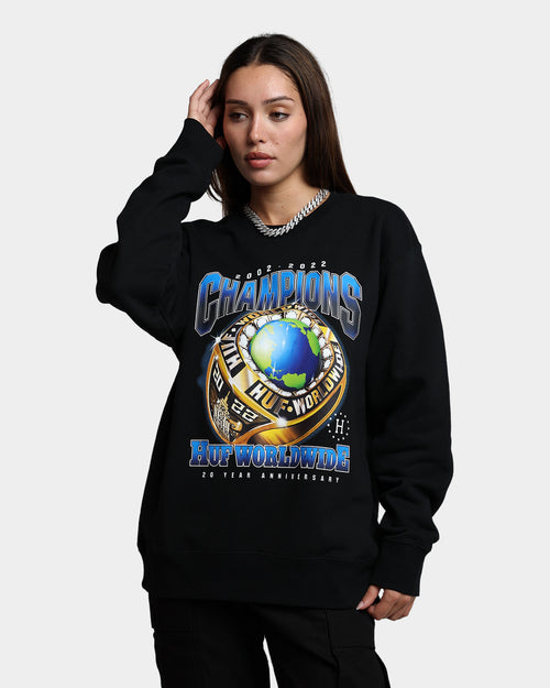 HUF Champions Crewneck Black